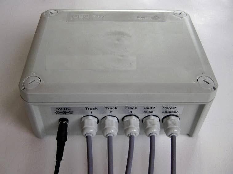 Outdoor Audiomodul mit externen Tastern wasserdicht Outdoor Audiomodul mit externen Tastern wasserdicht
