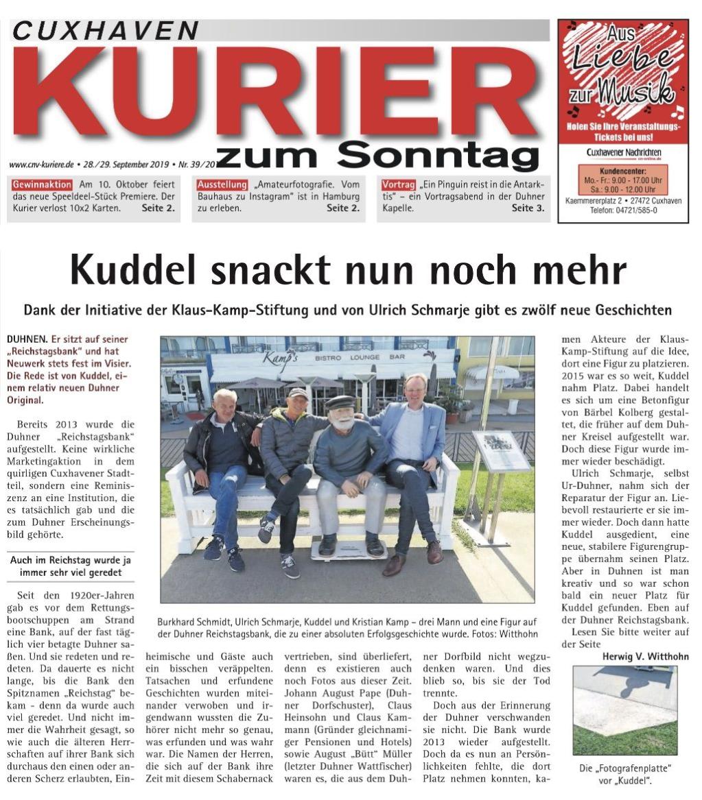 CUXHAVEN Kurier über Kuddel