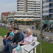 out door Hörstation Duhnen unter der Bank