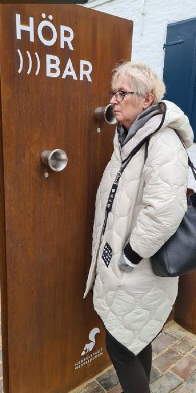 Hörbar Hebbel in Wesselburen mit Person