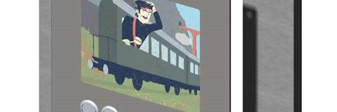 Hörstation für Kinder im Zug