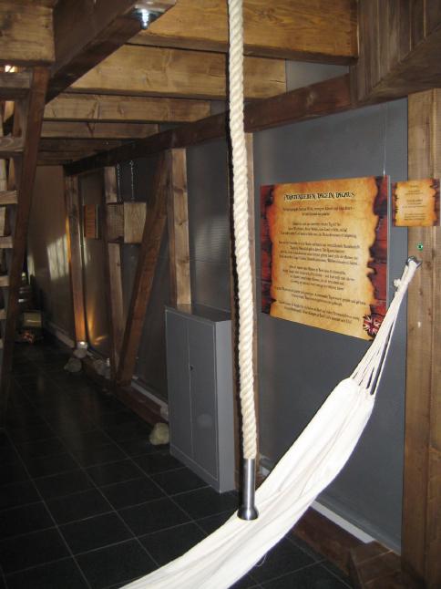 Hörer, eingebaut in einen Tamplen
