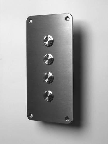 Panel mit Taster rechteckig