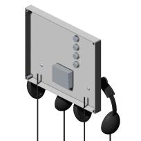 CAD-Zeichung Wandhörstation 