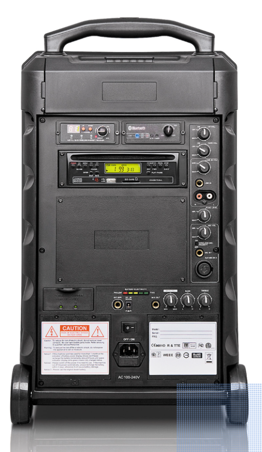 Digital Sound Center, mobile Beschallungsanlage