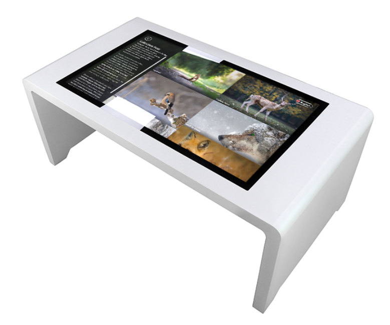 Multi-Touch-Tisch weiß