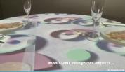 Mon Lumi Videomapping auf Tisch in Gaststätte
