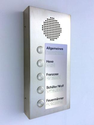 Wandhörstation mit Kopfhörer 5