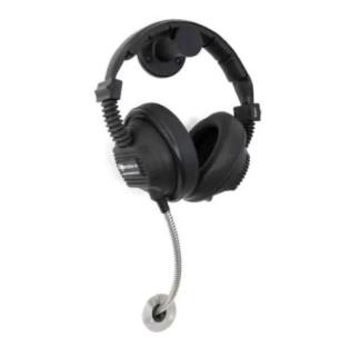 Horizontaler Kabelauslass mit Kopfhörer Horizontaler Kabelauslass mit Kopfhörer