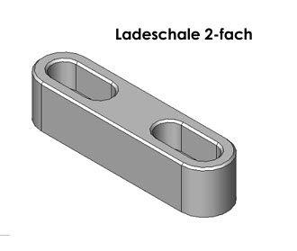 Ladeschale, zweifach, für Einhandhörer EH50