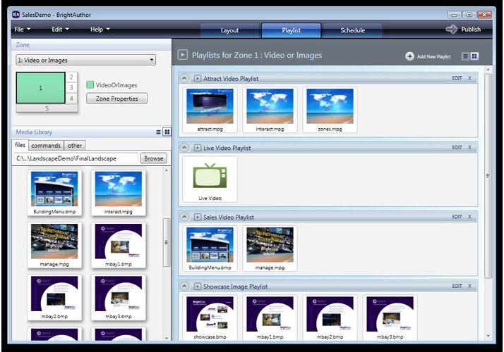 Authoring Software BrightAuthor Authoring Software BrightAuthor