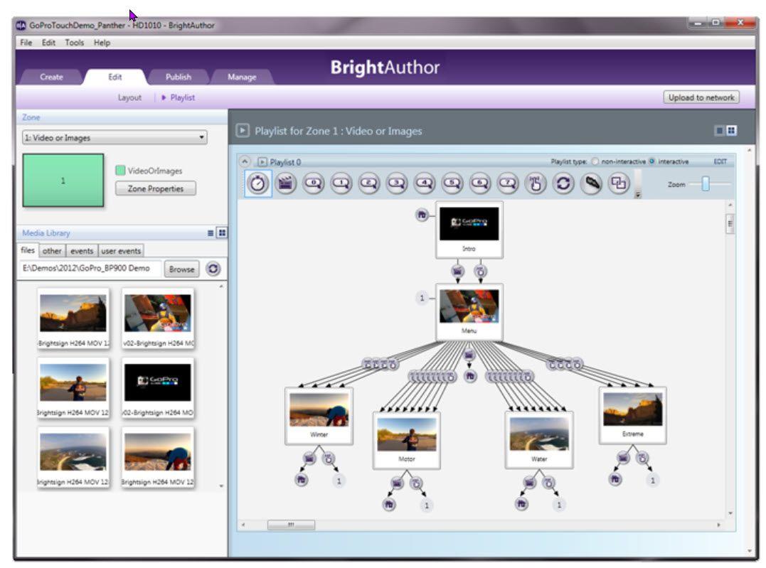 Authoring Software BrightAuthor