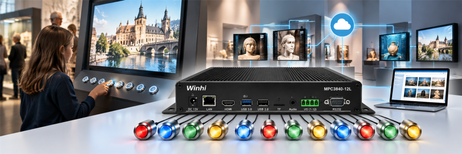 Interaktive Museumstechnik mit vernetztem Medienplayer